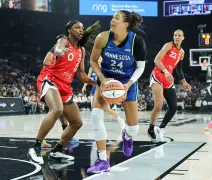 Lynx roll to WNBA-record 53-point road win against Aces
